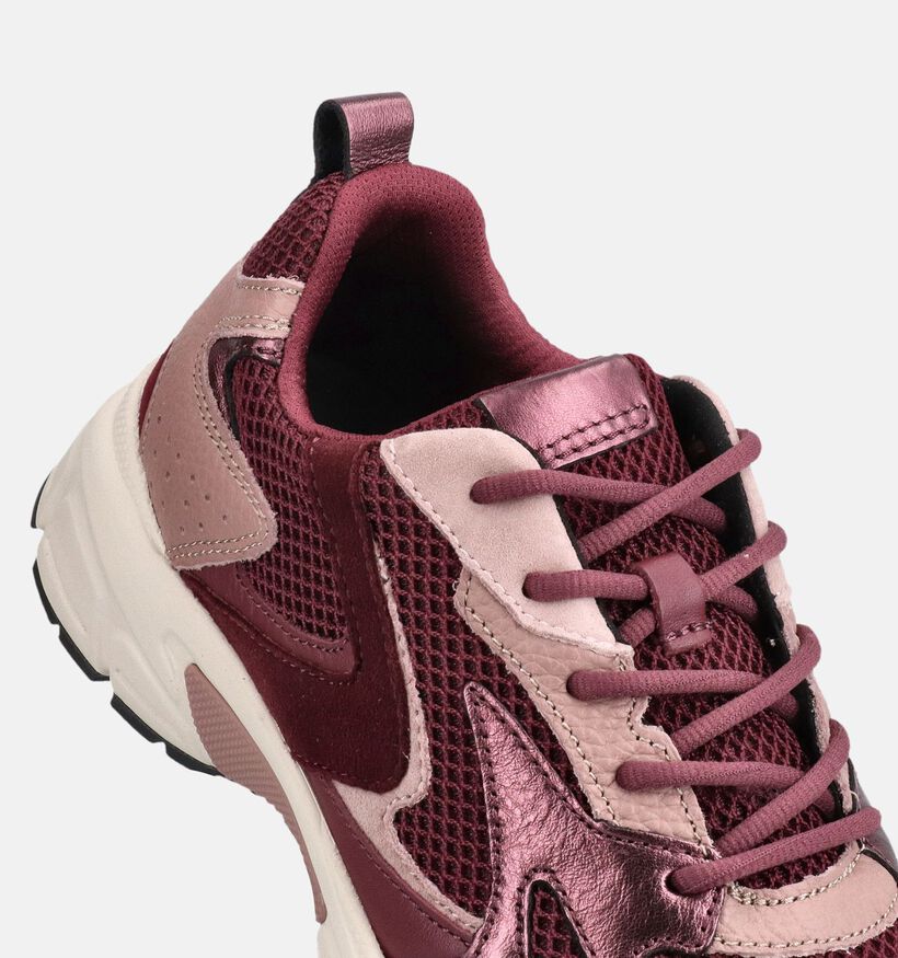Gabor Comfort Bordeaux Sneakers voor dames (376972) - geschikt voor steunzolen