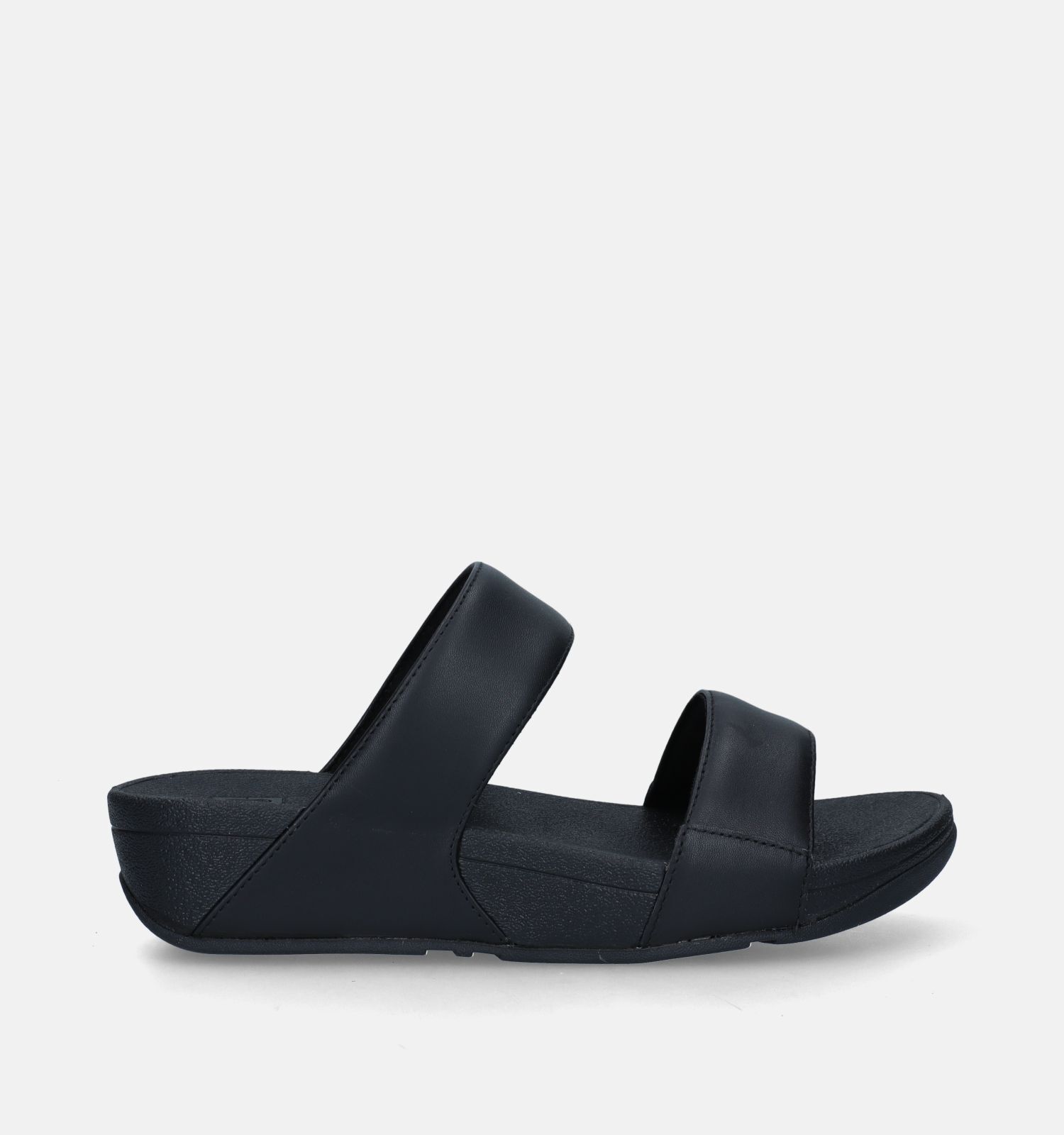 Fitflop Lulu Slide Zwarte Slippers Dames Slippers Online op TORFS.BE