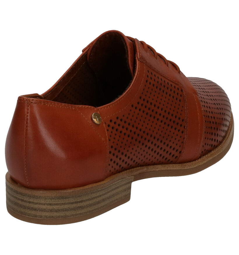 Tamaris TOUCH it Cognac Veterschoenen in leer (270118)