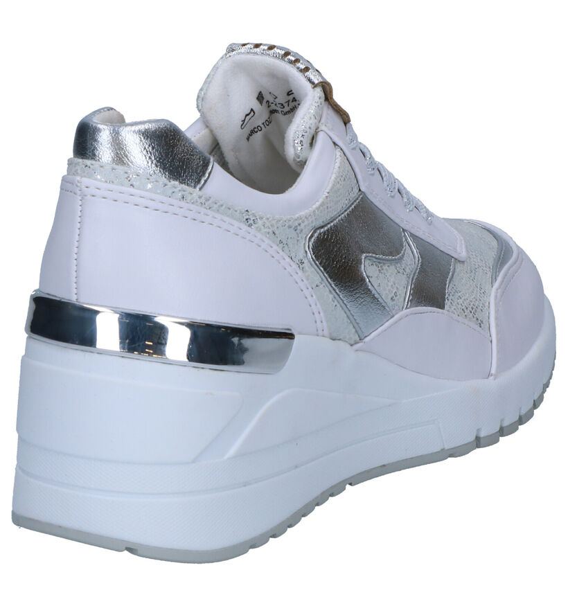 Marco Tozzi Witte Sneakers in kunstleer (270667)