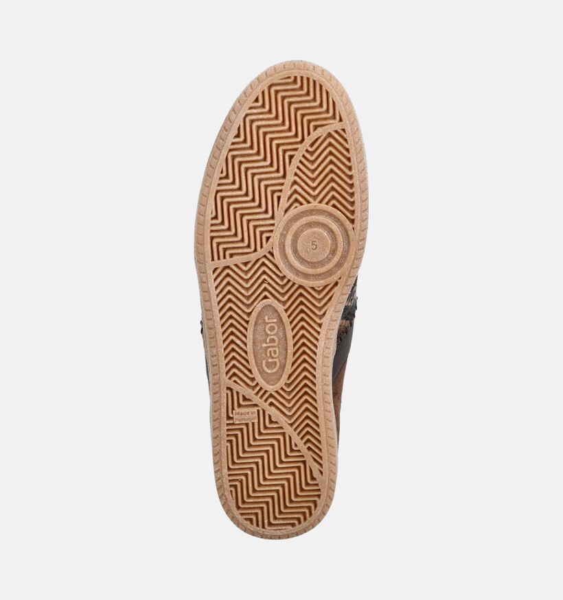 Gabor Bruine Sneakers voor dames (376981) - geschikt voor steunzolen