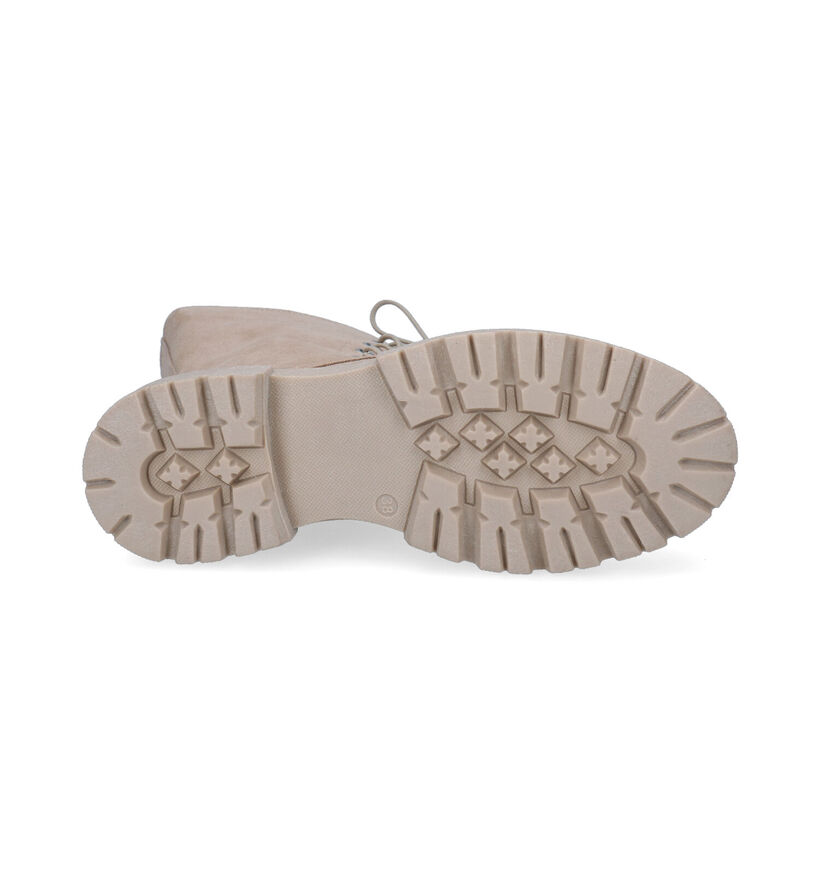 Bullboxer Bottes à lacets en Beige foncé pour femmes (298752)