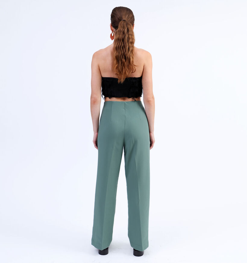 Vero Moda Sandy Pantalon chino en Vert L32 pour femmes (328969)