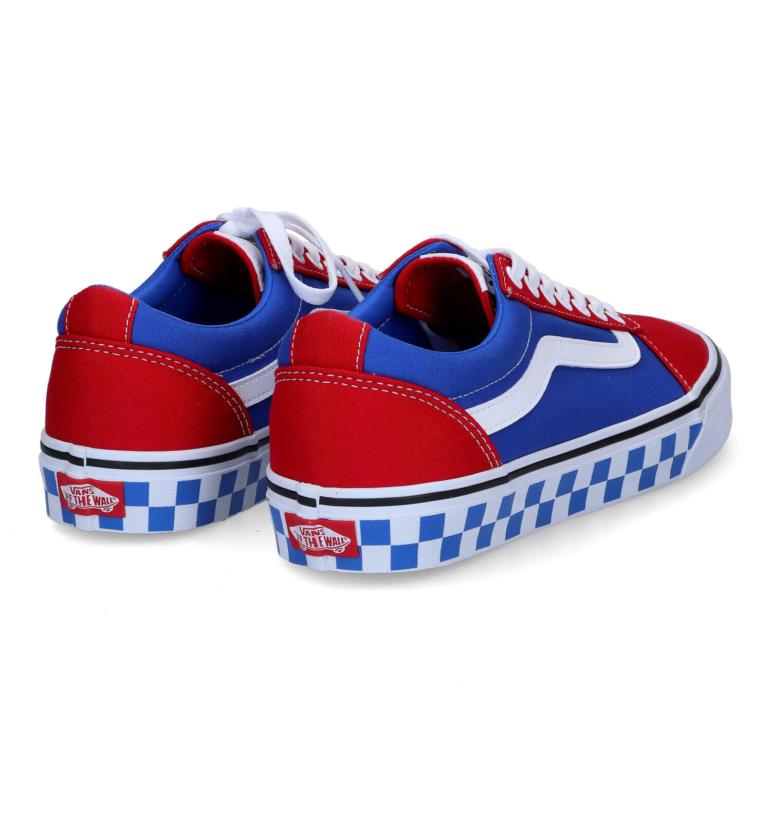 Vans blanche trait rouge 2025