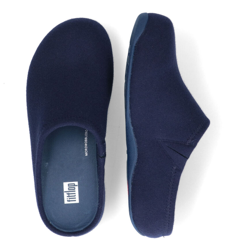FitFlop Shuv Felt Grijze Pantoffels voor dames (313553)