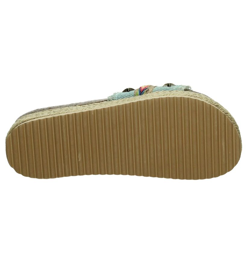 Slipper Coolway Samba Multicolor met Dikke Zolen en Sterretjes, , pdp