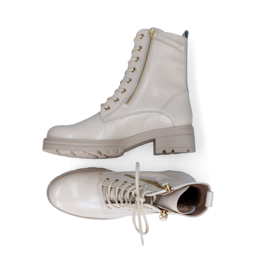 Gabor OptiFit Bottines en Ecru en cuir (315221)