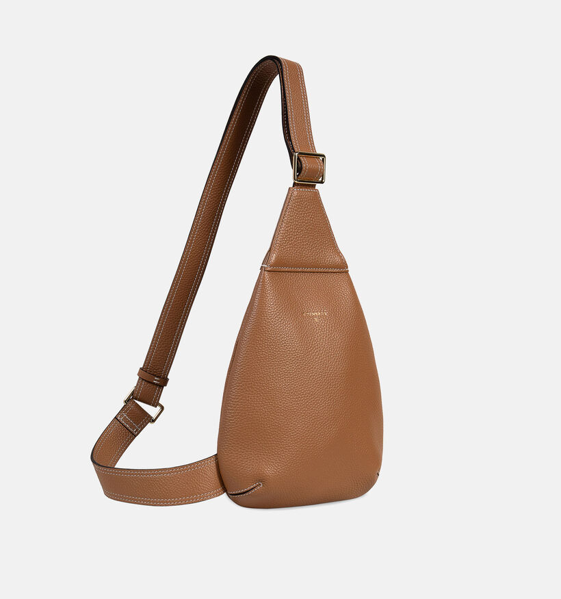 Crinkles Cognac Crossbodytas voor dames (373924)