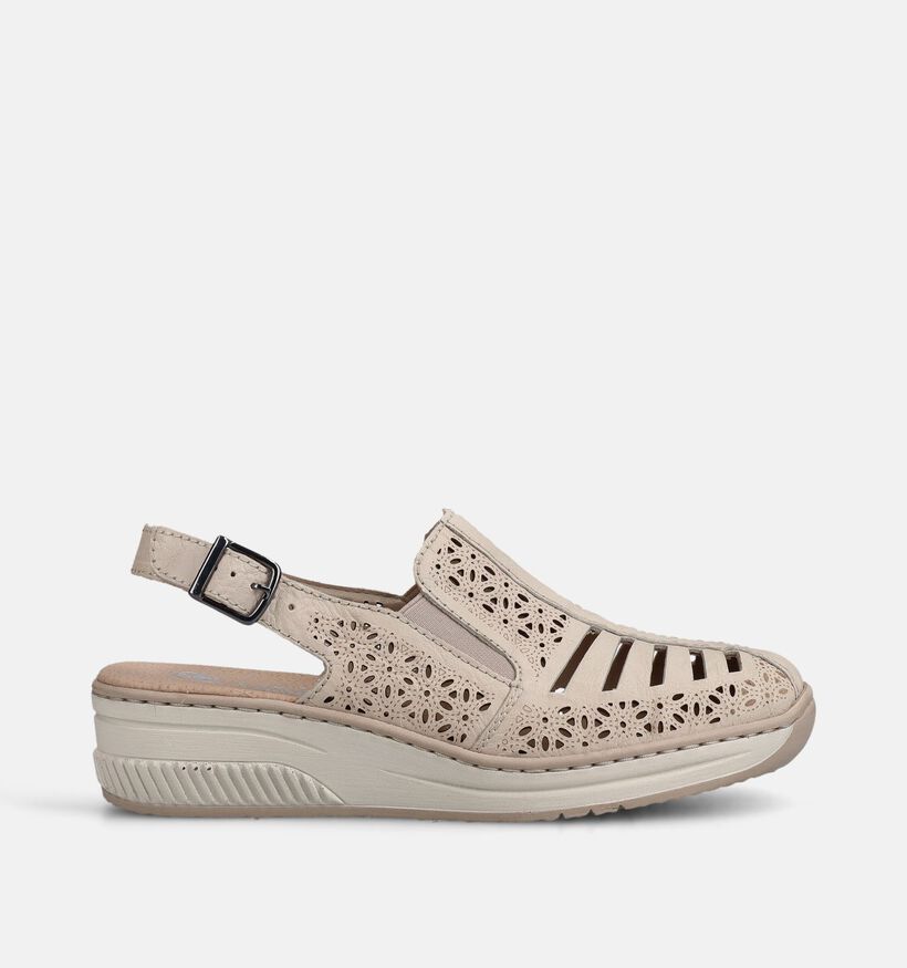 Rieker Chaussures confort en Ecru pour femmes (370403)