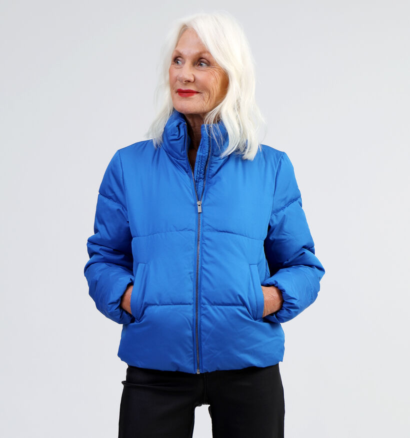 Vila Tate Blauwe Puffer jas voor dames (328866)