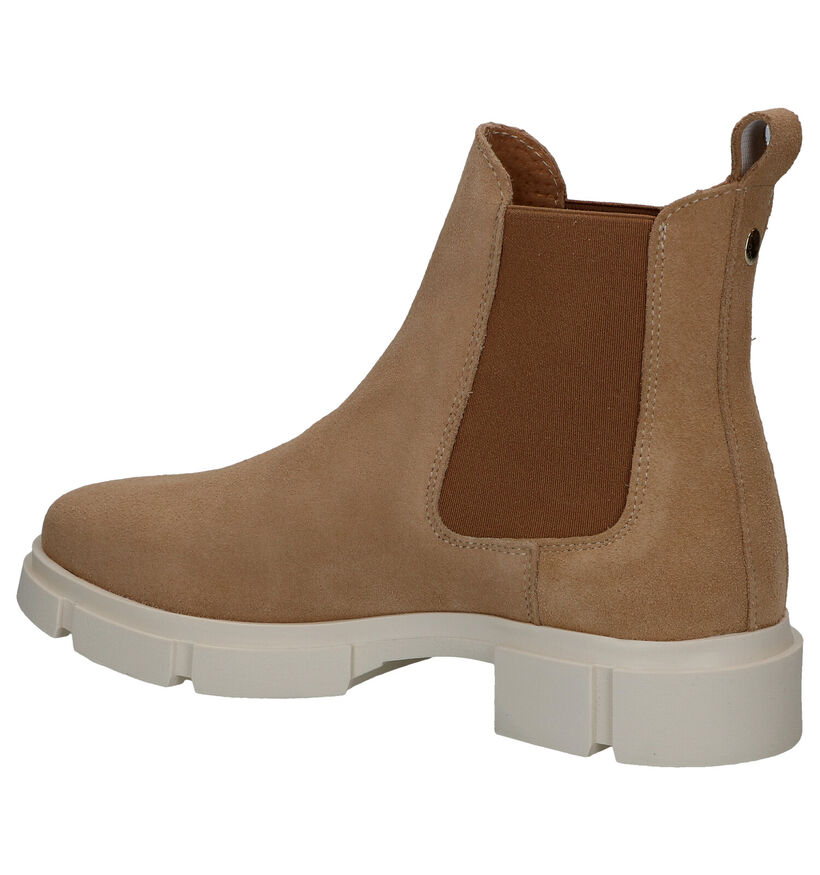 Tango Romy Beige Chelsea Boots in daim (298502)