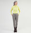 Vero Moda Maya Mr Loose Lin Bruine Geruite Broek L30 (330846)