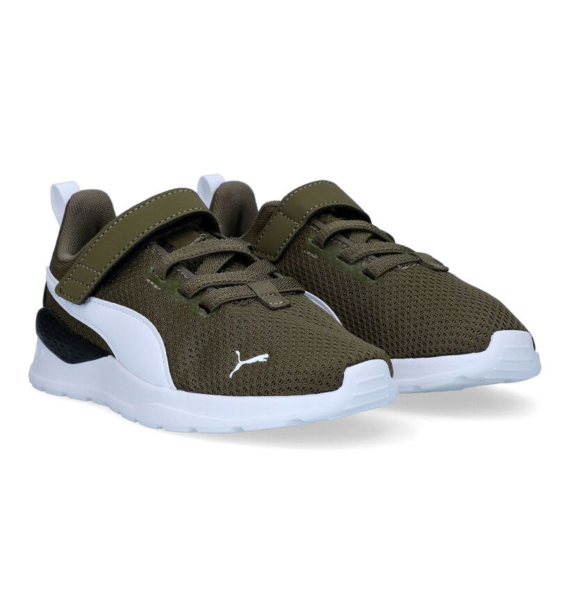 Puma Anzarun Lite Kaki Sneakers voor jongens, meisjes (326359)