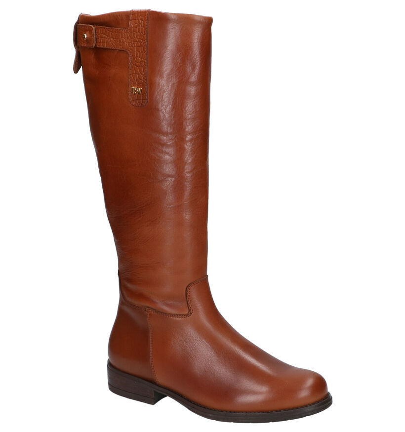 River Woods Allison Cognac Laarzen in leer (298435)