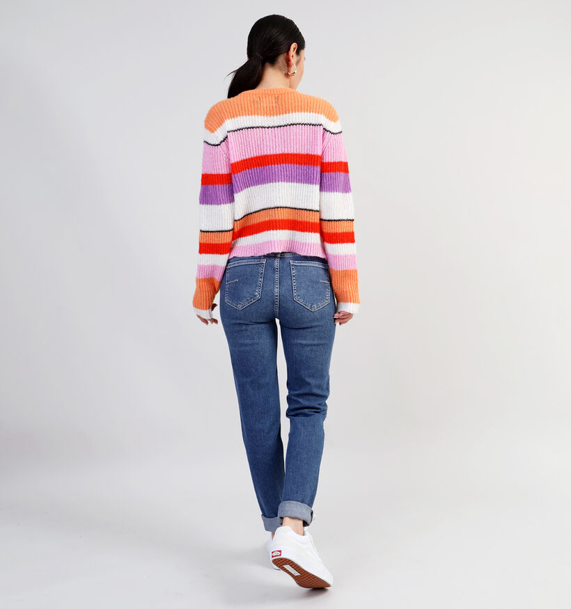 Pieces Brandon Roze Gestreepte trui voor dames (334069)