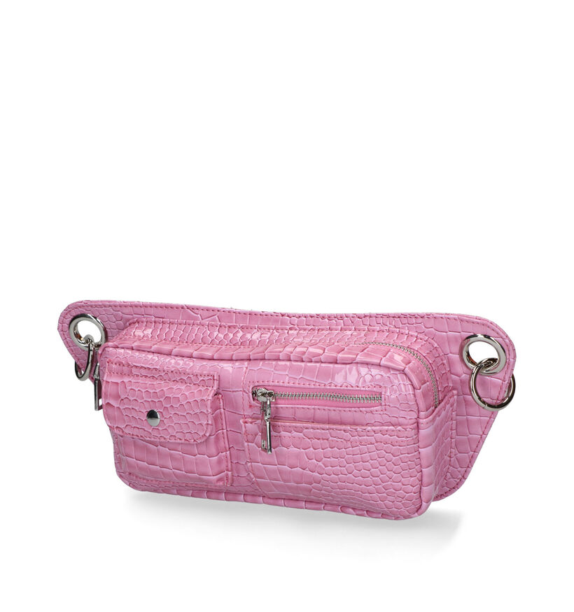 Hvisk Brillay Croco Vegan Sac port&eacute; crois&eacute; en Bleu en simili cuir (301350)