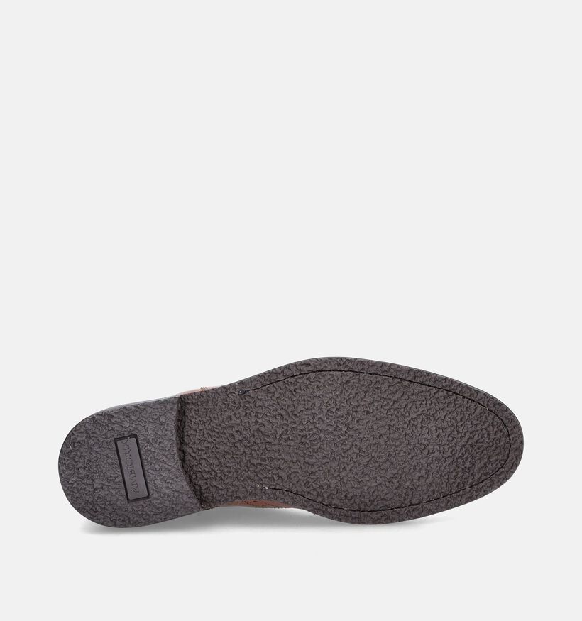 Ambiorix Nomera-Sup Cognac Chelsea boots voor heren (349116) - geschikt voor steunzolen