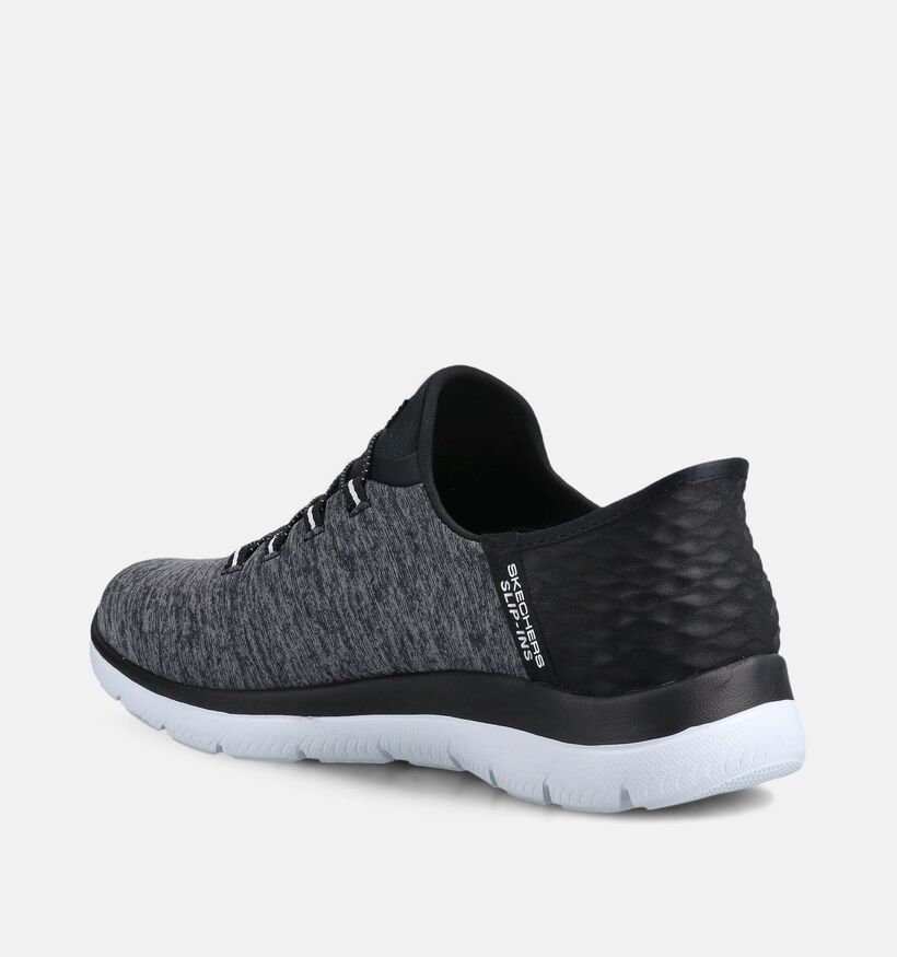 Skechers Summits Dazzling Haze Hands Free Slip-ins Slip-ons en Noir pour femmes (367460)