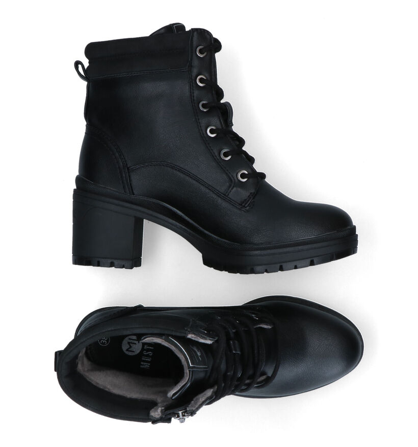 Mustang Boots à lacets en Marron pour femmes (313791)