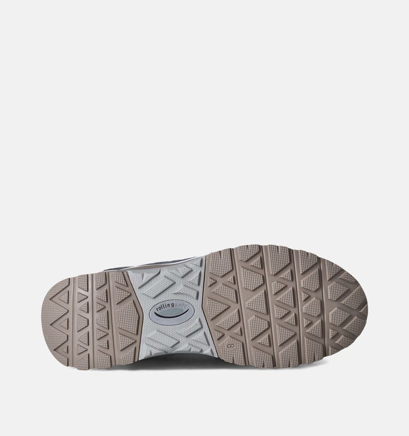 Pius Gabor Grijze Veterschoenen voor heren (354901) - geschikt voor steunzolen