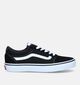 Vans Ward YT zwarte Skate sneakers voor jongens, meisjes (327930)
