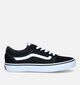 Vans Ward YT zwarte Skate sneakers voor meisjes, jongens (327930)