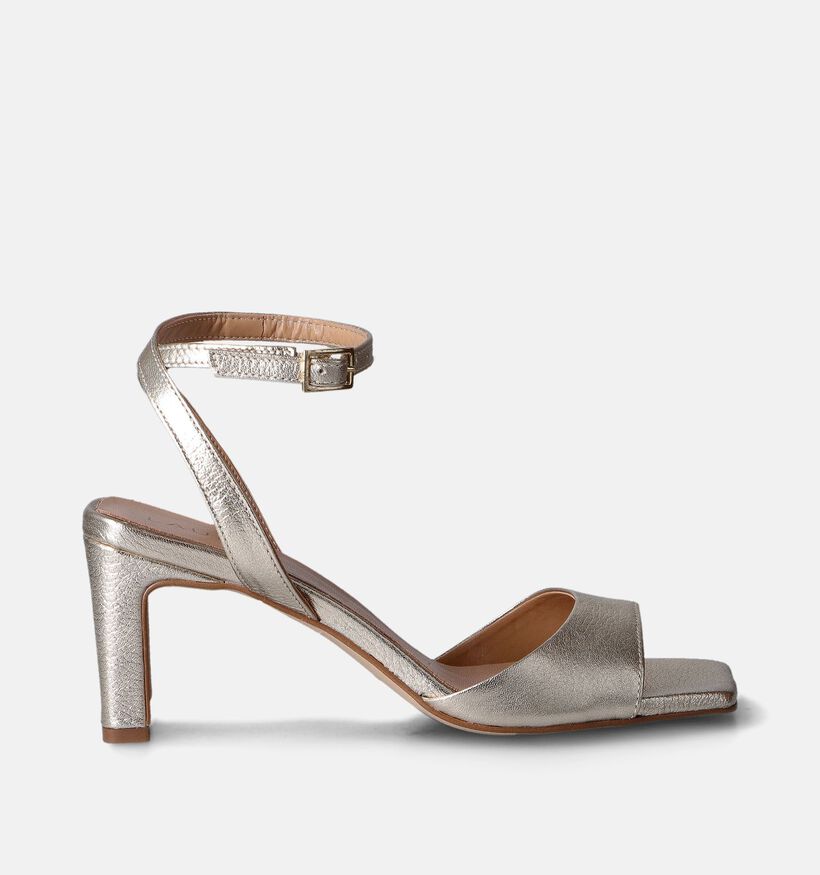 Laurent David Gouden Sandalen met hak voor dames (357881)