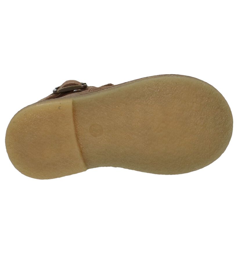 Milo & Mila Bottes basses en Taupe en daim (200450)