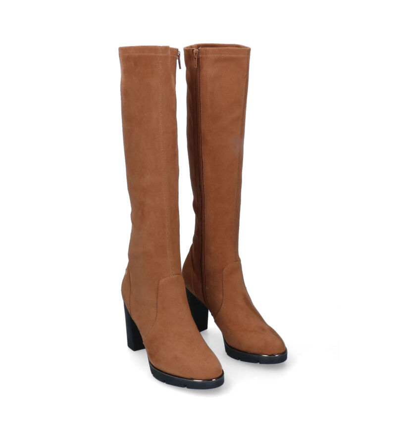 Nathan-Baume Cognac Laarzen in daim (315979)