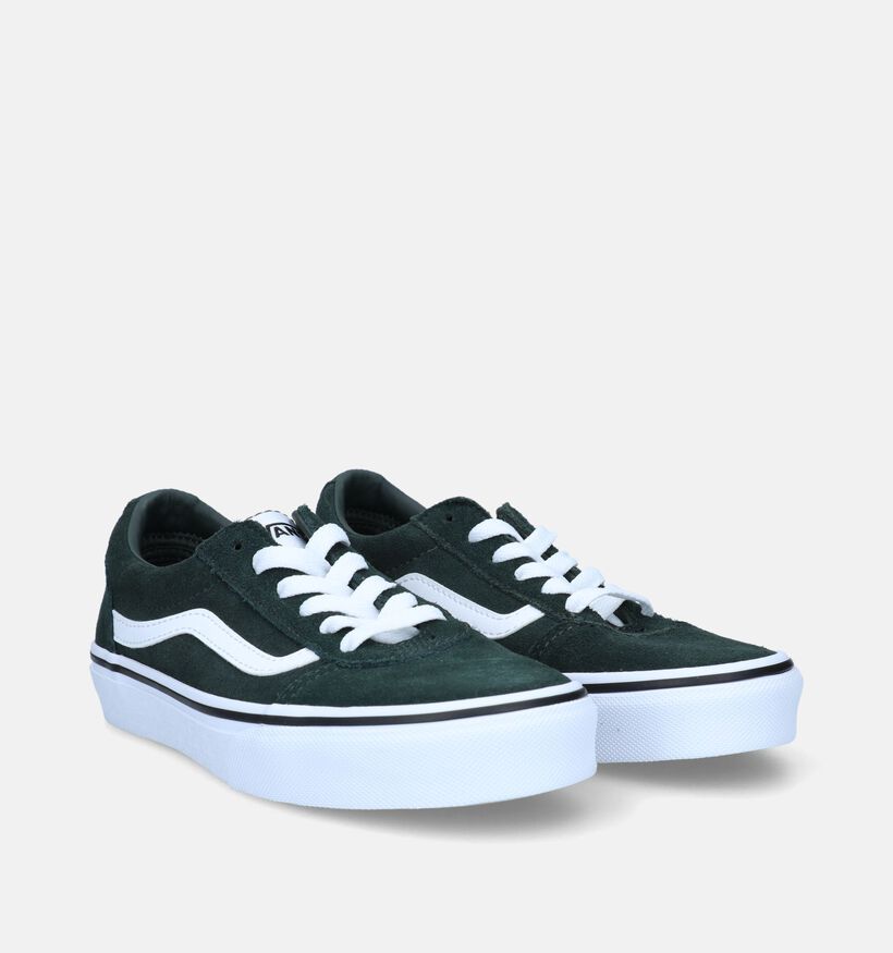 Vans Ward Baskets de skate en Vert pour filles, garçons (334086)