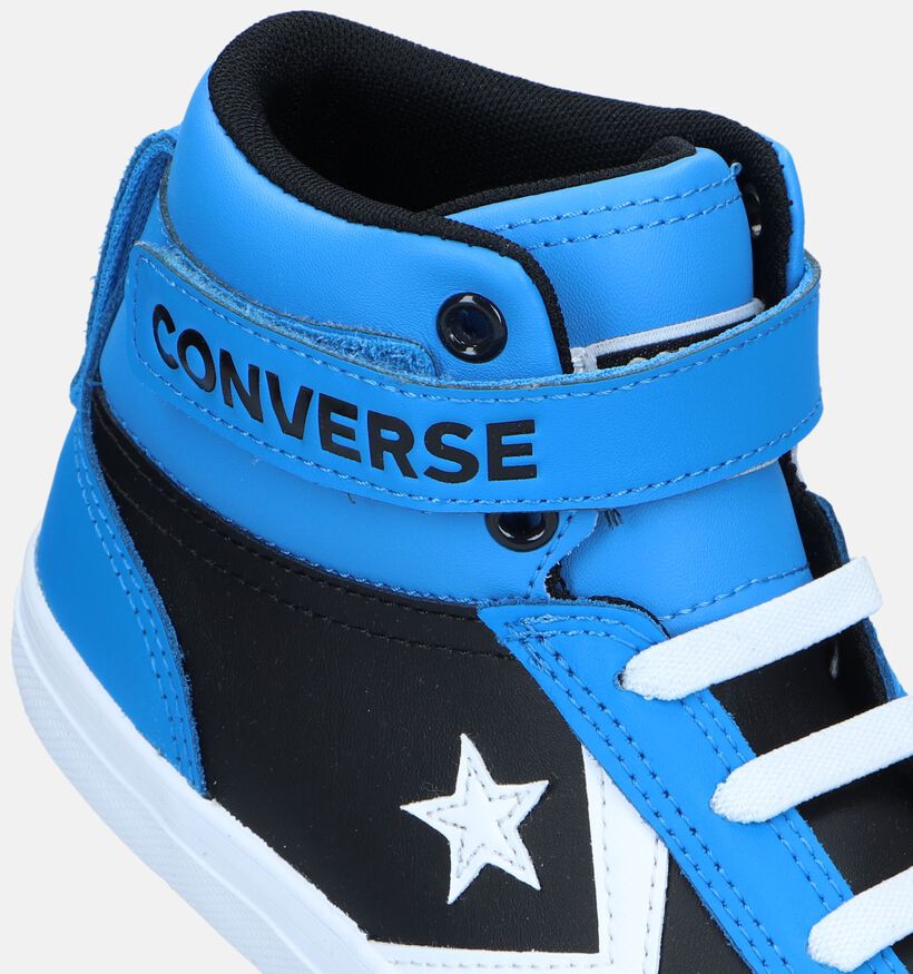 Converse Pro Blaze Strap Retro Sport Blauwe Sneakers voor jongens, meisjes (335819)