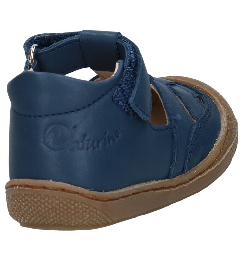 Naturino Wad Blauwe Babyschoentjes voor jongens (307735) - geschikt voor steunzolen
