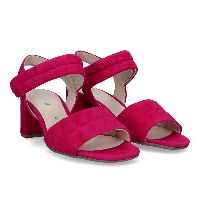 Gabor Best Fitting Sandales en Fuchsia pour femmes (323205)