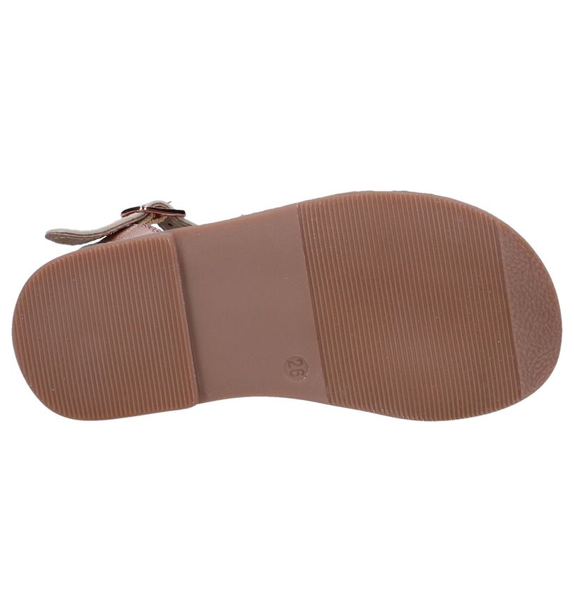 Rose Golden Sandalen Milo & Mila in leer (241259)