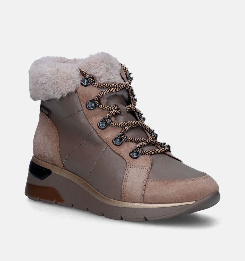 Mephisto Evodia Boots wedge en Taupe pour femmes (346075) - pour semelles orthopédiques
