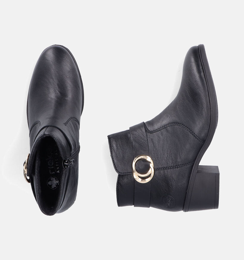 Rieker Bottines à talons en Noir pour femmes (347440)