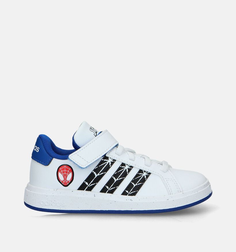 adidas Grand Court Spiderman Witte Sneakers voor jongens, meisjes (341697)