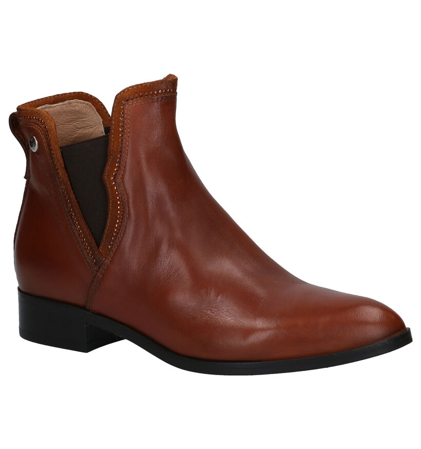 NeroGiardini Cognac Chelsea Laarsjes voor dames (278989)