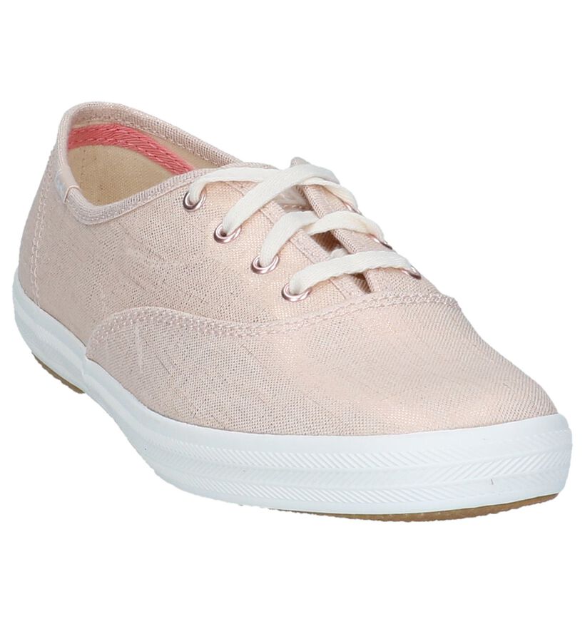 Rose Gold Sneakers Keds Champion in stof (213057)