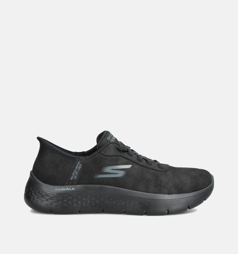 Skechers Go Walk Flex Mali Zwarte Slip-in Sneakers voor dames (360892)