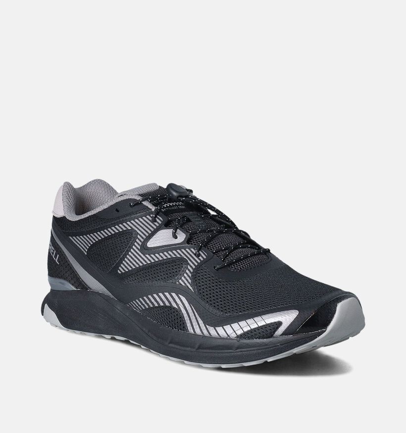 Merrell Skyquest Trek Zwarte Wandelschoenen voor heren (352788) - geschikt voor steunzolen