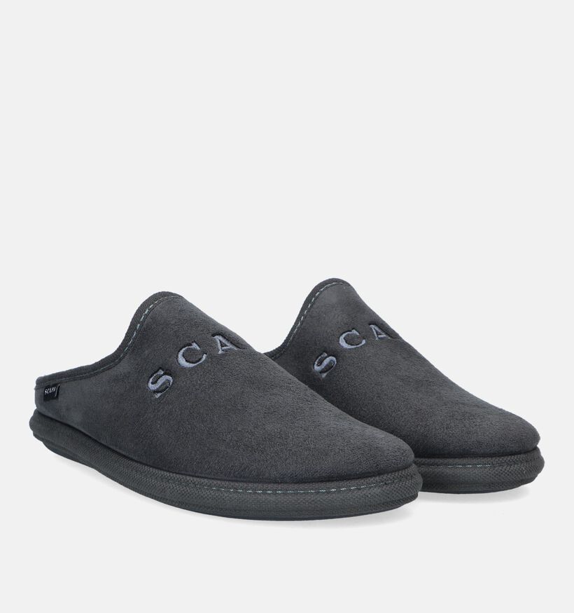 Scapa Pantoufles ouvertes en Gris foncé pour hommes (333506)