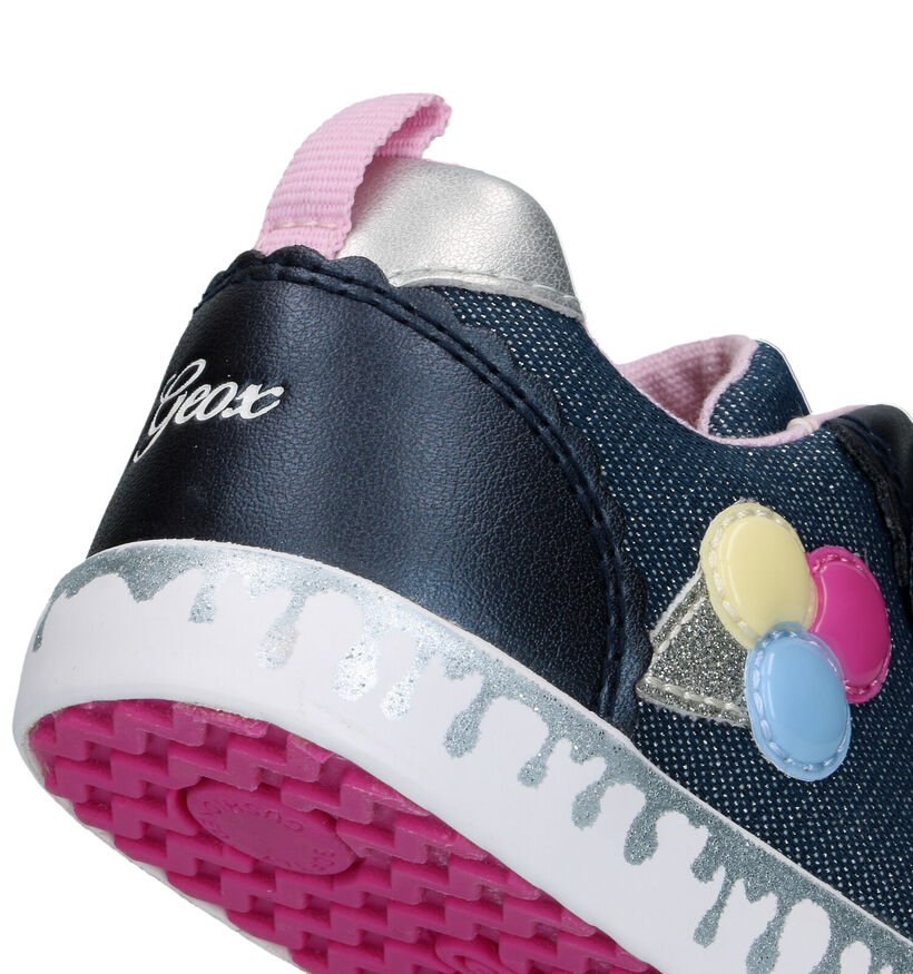 Geox Kilwi Blauwe Sneakers in stof (320638)