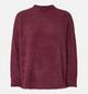 Pieces Covy Knit Bordeaux Trui voor dames (361150)