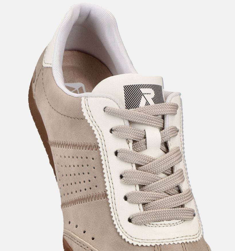 Rieker Beige Sneakers voor dames (370444) - geschikt voor steunzolen