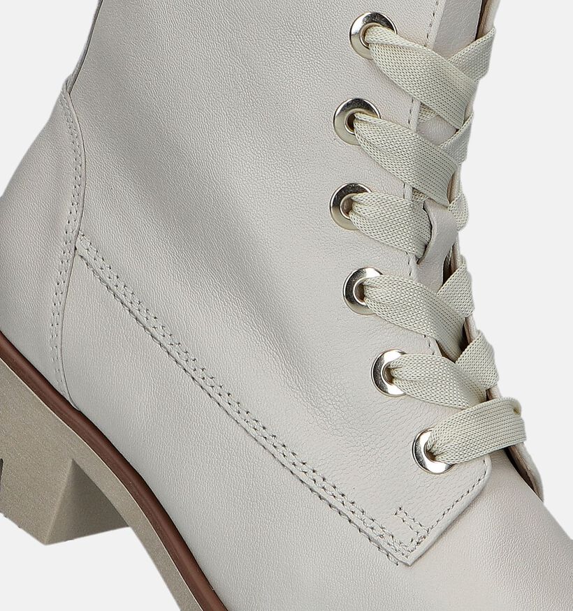 Gabor Best Fitting Bottines en &Eacute;cru pour femmes (347092) - pour semelles orthop&eacute;diques