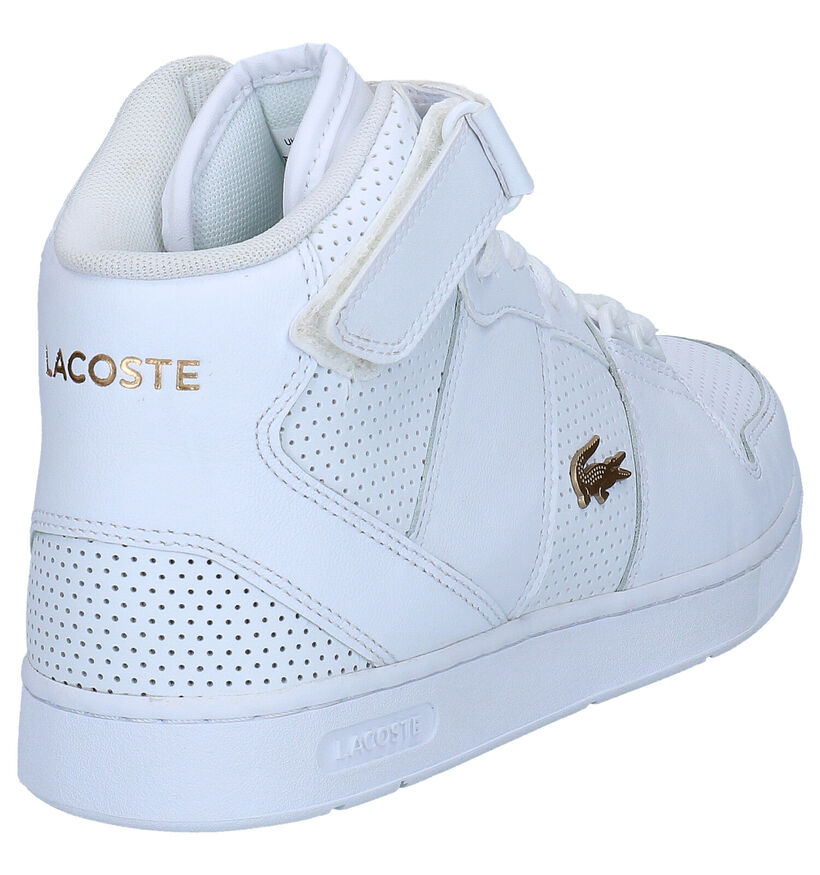 Lacoste Tramline Witte Sneakers in kunstleer (266913)