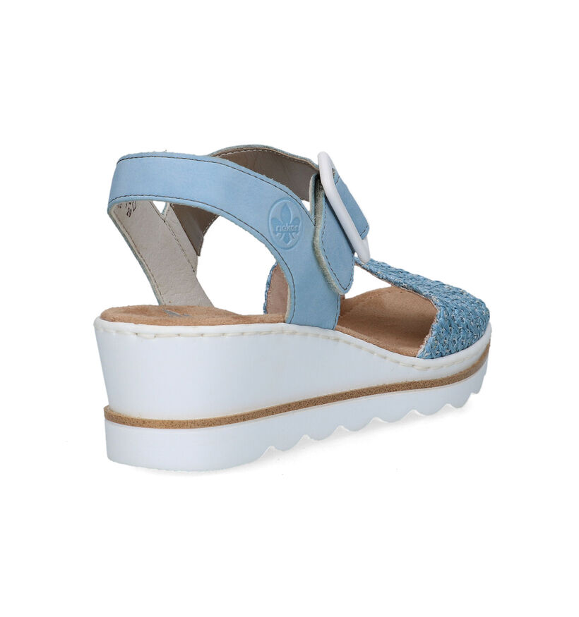 Rieker Blauwe Sandalen voor dames (323668)