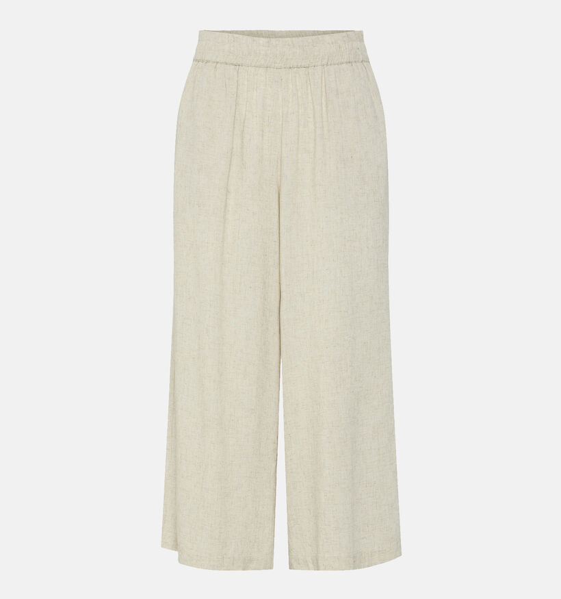 Pieces Pia Pantalon jupes-culottes en Beige pour femmes (351115)
