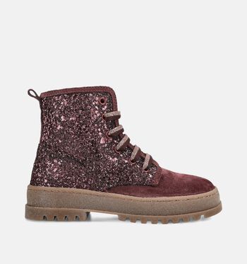 STONES and BONES High Boots Beige/Bruin/Roze/Bordeaux